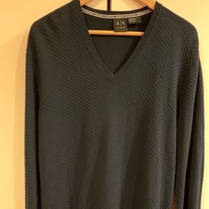 Armani Exchange CROSS HATCH STITCH SWEATER